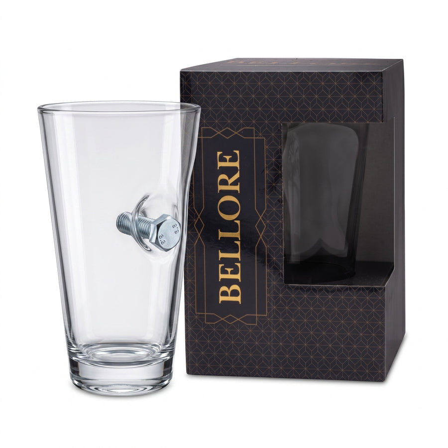 Schrauben-Bierglas, 465 ml – Ansicht 4