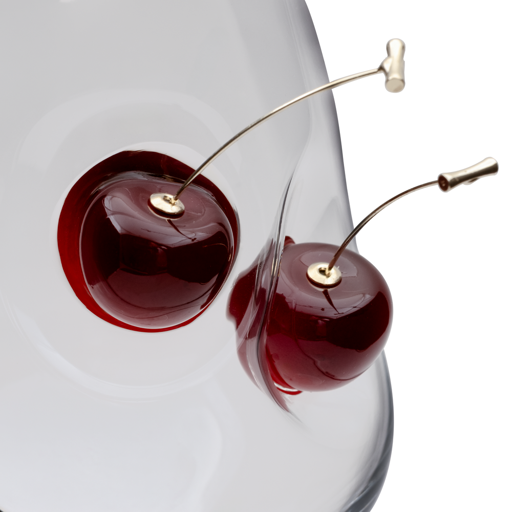 Weingläser 2er-Set mit Kirsch-Detail – Ansicht 5