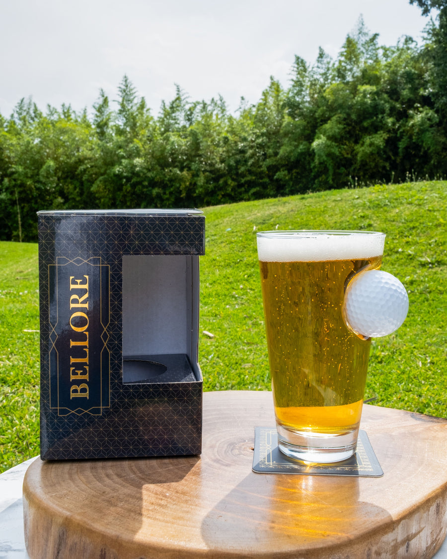 Golf-Bierglas mit Golfball, 465 ml – Ansicht 2