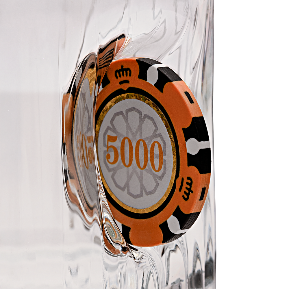 Poker-Whiskygläser 2er-Set mit Pokerchip, 355 ml – Ansicht 5