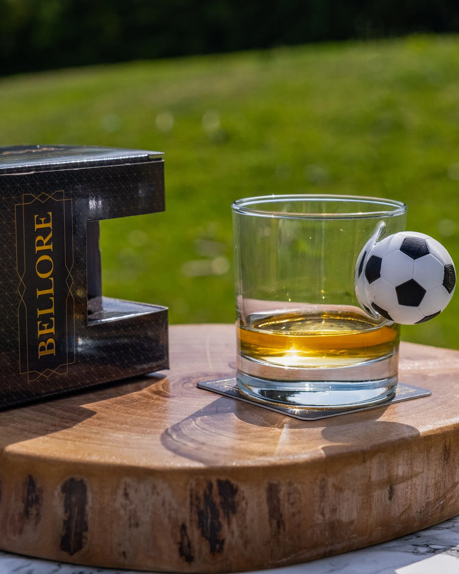 Fußball-Whiskyglas, 300 ml – Ansicht 2