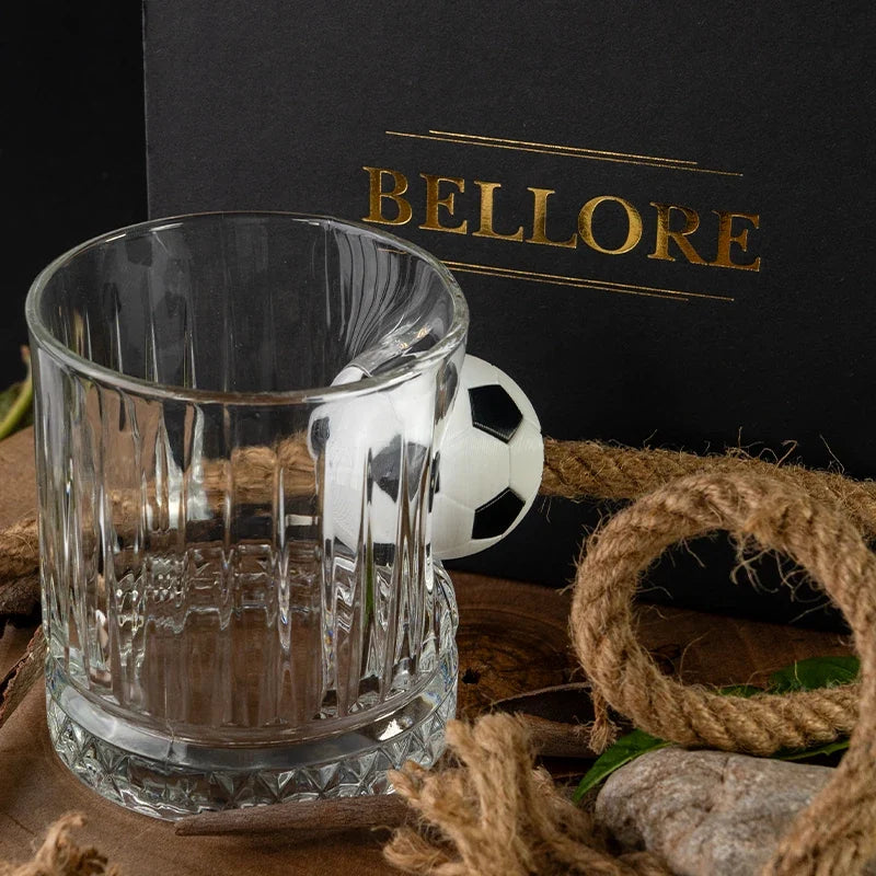 Luxus-Fußball-Whiskyglas, 355 ml – Ansicht 3