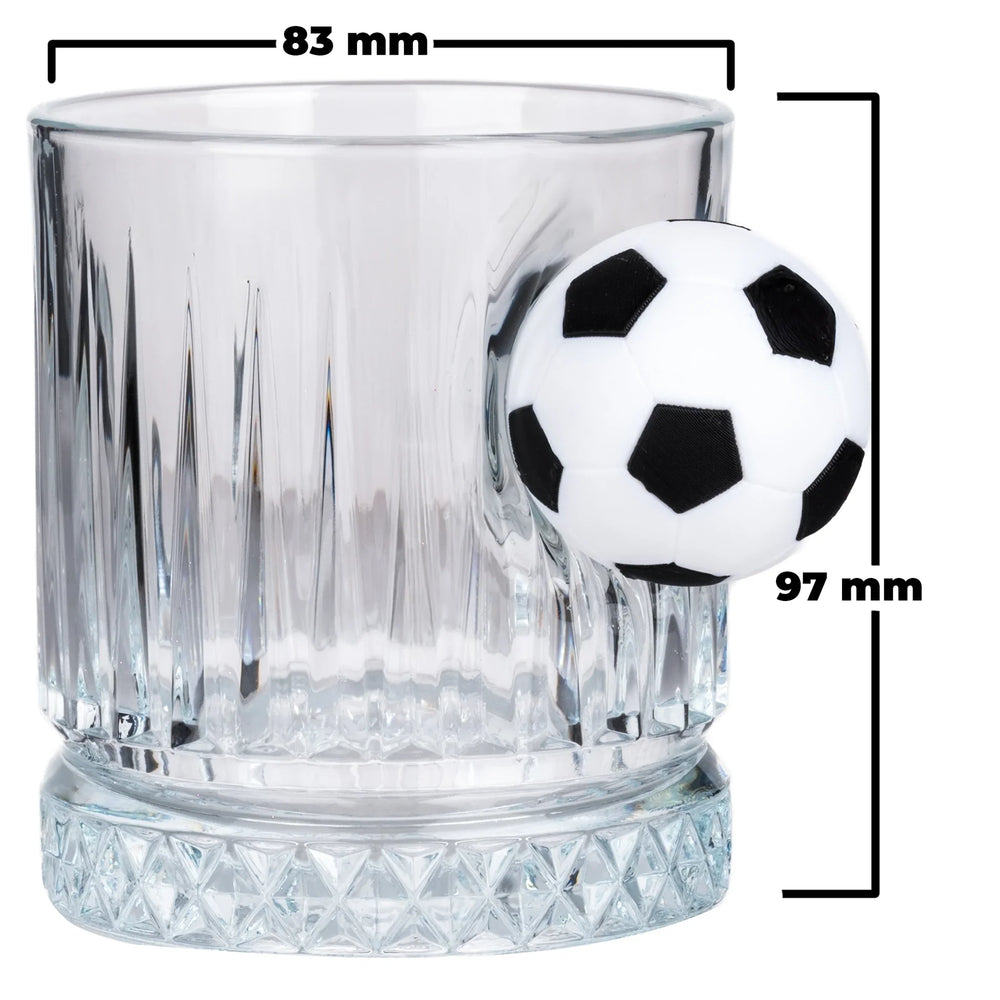 Luxus-Fußball-Whiskyglas, 355 ml – Ansicht 4