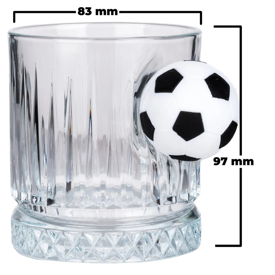 Luxus-Fußball-Whiskyglas, 355 ml – Ansicht 4