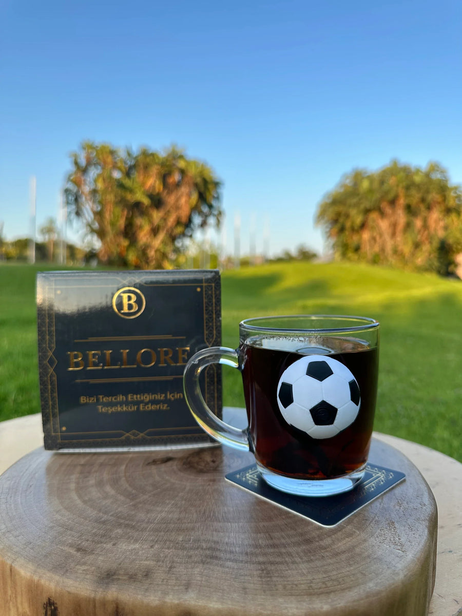 Fußball-Glastasse, 340 ml – Ansicht 2