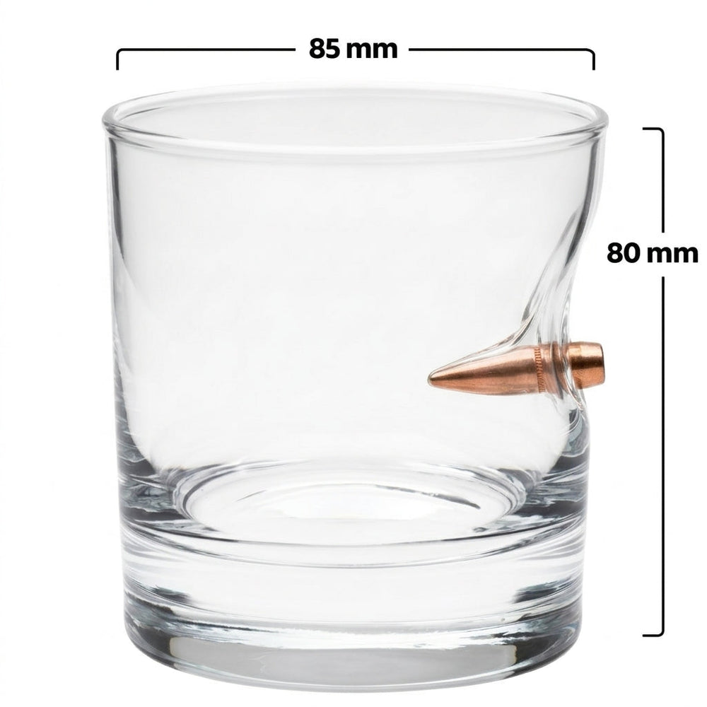 Whiskyglas mit .308-Patrone, 300 ml – Ansicht 7
