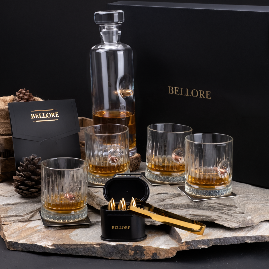 Premium Whisky-Dekanter-Set mit 12,7-mm-Patrone – Ansicht 2