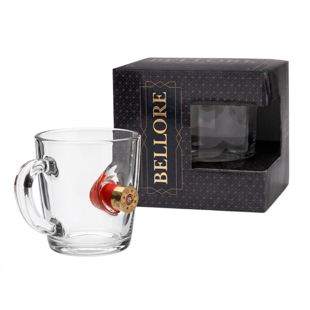 Jäger-Glastasse mit Schrotpatrone Kal. 12, 340 ml – Ansicht 2