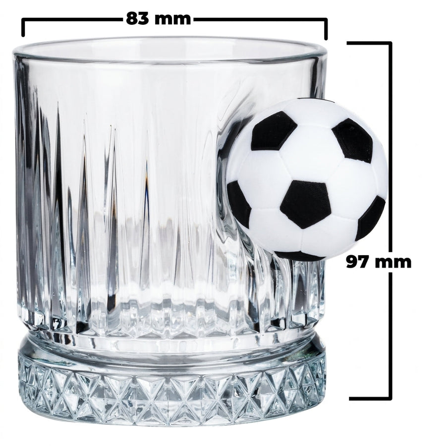 Fußball-Whiskygläser 2er-Set, 355 ml – Ansicht 5