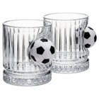 Fußball-Whiskygläser 2er-Set, 355 ml – Luxus-Geschenkset für Fußballfans
