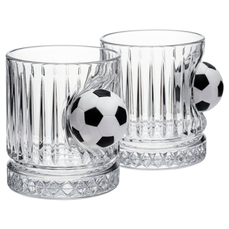 Fußball-Whiskygläser 2er-Set, 355 ml – Bellore