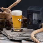 Schrauben-Bierglas, 465 ml – Ansicht 2