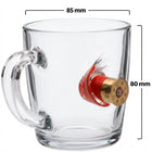 Jäger-Glastasse mit Schrotpatrone Kal. 12, 340 ml – Ansicht 5