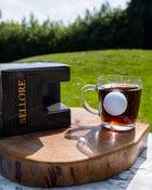 Golf-Glastasse mit Golfball, 340 ml – Ansicht 2