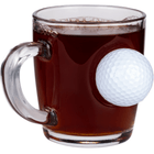 Golf-Glastasse mit Golfball, 340 ml – Ansicht 4