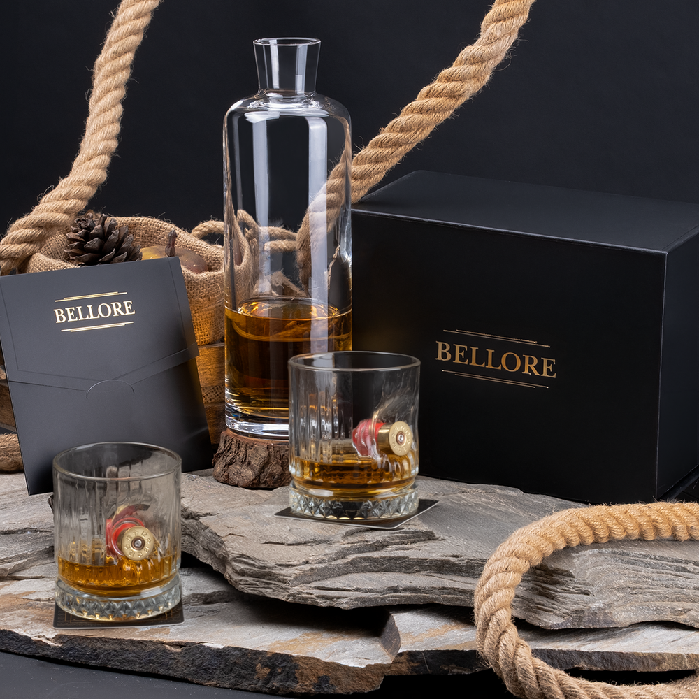 Jäger-Whiskygläser 2er-Set mit Schrotpatrone Kal. 12, 355 ml – Ansicht 4