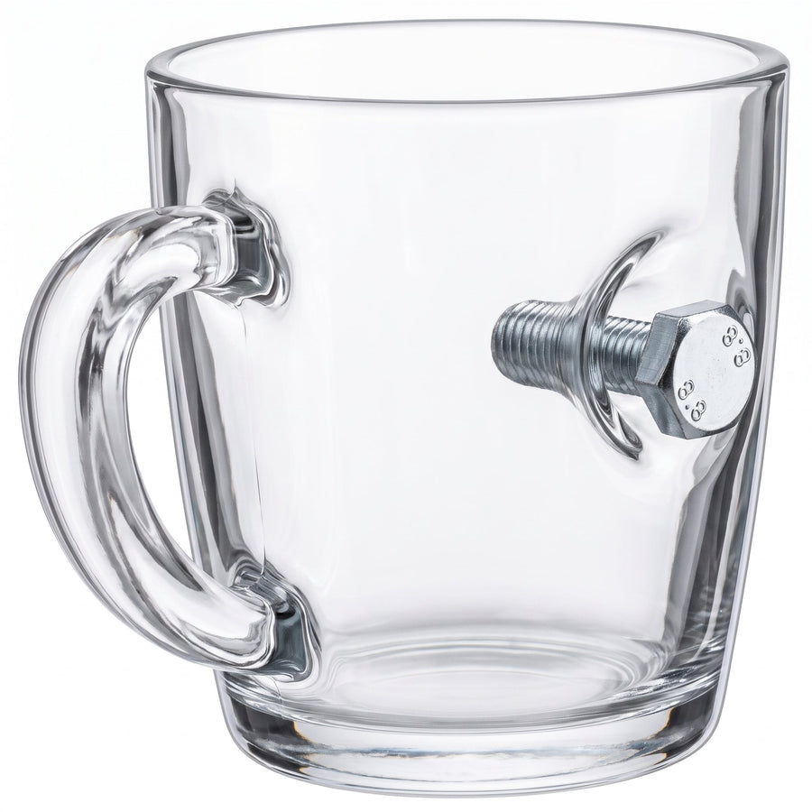 Schrauben-Glastasse, 340 ml – Bellore