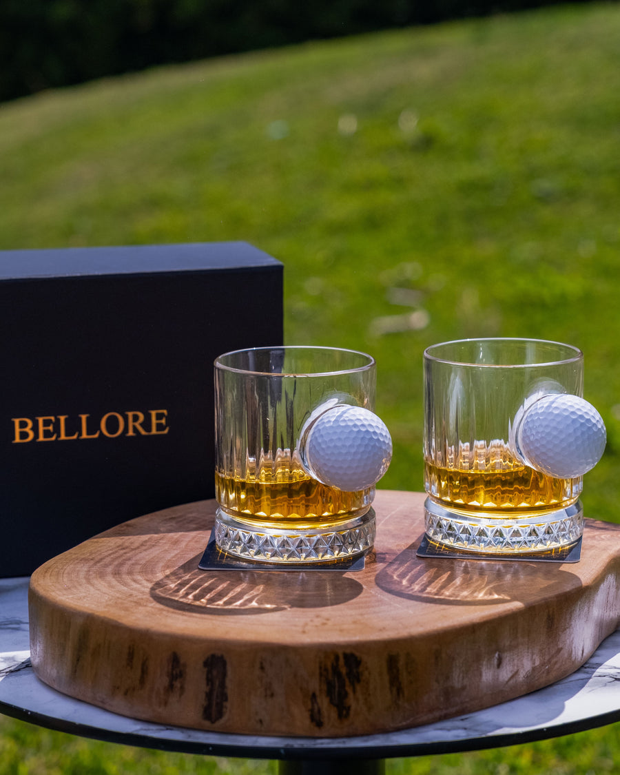 Golf-Whiskygläser 2er-Set mit Golfball, 355 ml – Ansicht 4