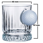 Golf-Whiskygläser 2er-Set mit Golfball, 355 ml – Ansicht 3