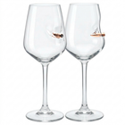 Weingläser 2er-Set mit .308-Patrone – Geschenk für Paare & Jäger