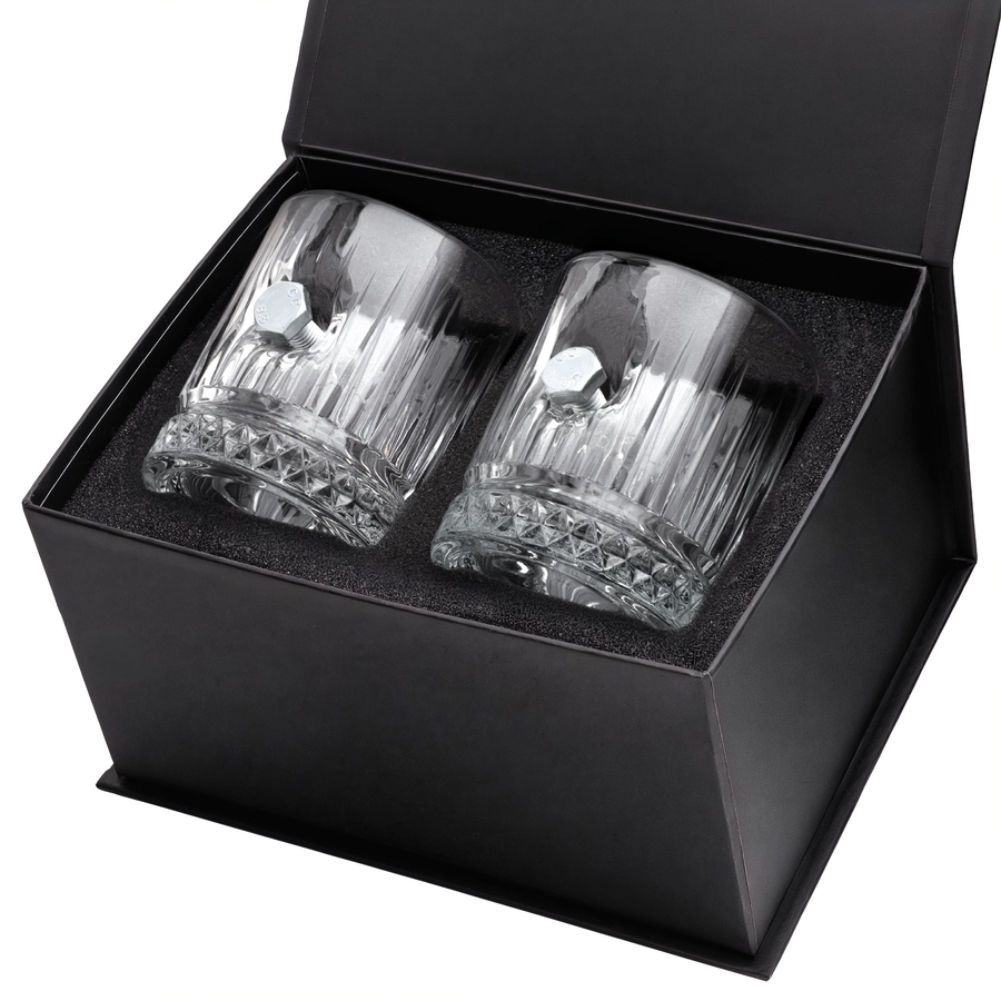 Schrauben-Whiskygläser 2er-Set, 355 ml – Ansicht 2