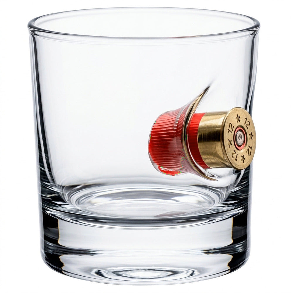 Jäger-Whiskyglas mit Schrotpatrone Kal. 12, 300 ml – Bellore