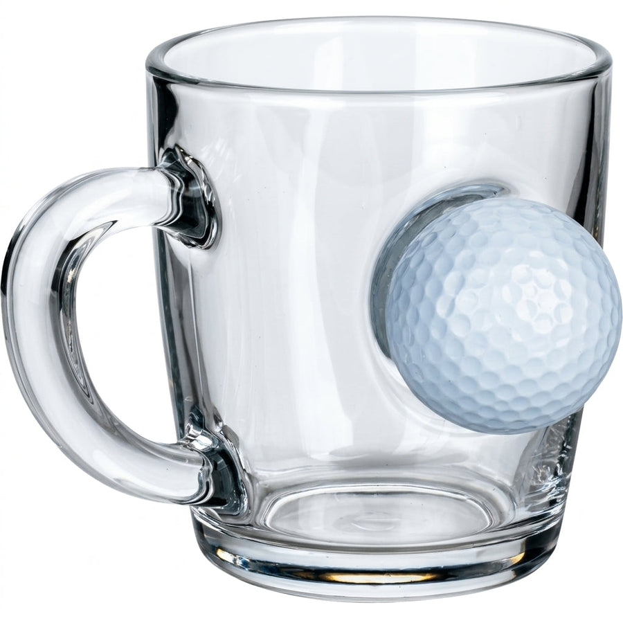 Golf-Glastasse mit Golfball, 340 ml – Bellore