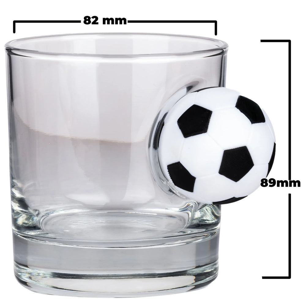Fußball-Whiskyglas, 300 ml – Ansicht 3