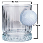 Luxus-Golf-Whiskyglas mit Golfball, 355 ml – Ansicht 6