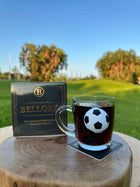 Fußball-Glastasse, 340 ml – Ansicht 2
