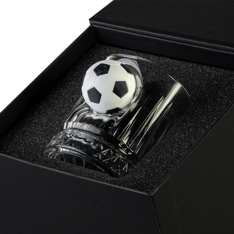 Luxus-Fußball-Whiskyglas, 355 ml – Bellore