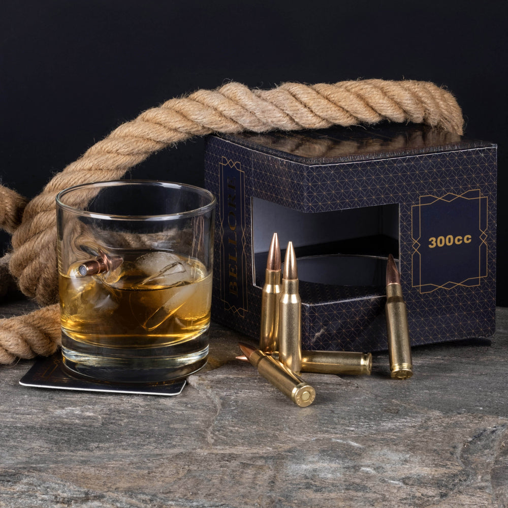 Whiskyglas mit .308-Patrone, 300 ml – Ansicht 2