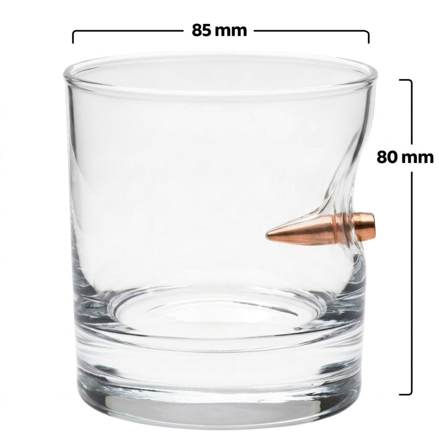 Whiskyglas mit .308-Patrone, 300 ml – Ansicht 7