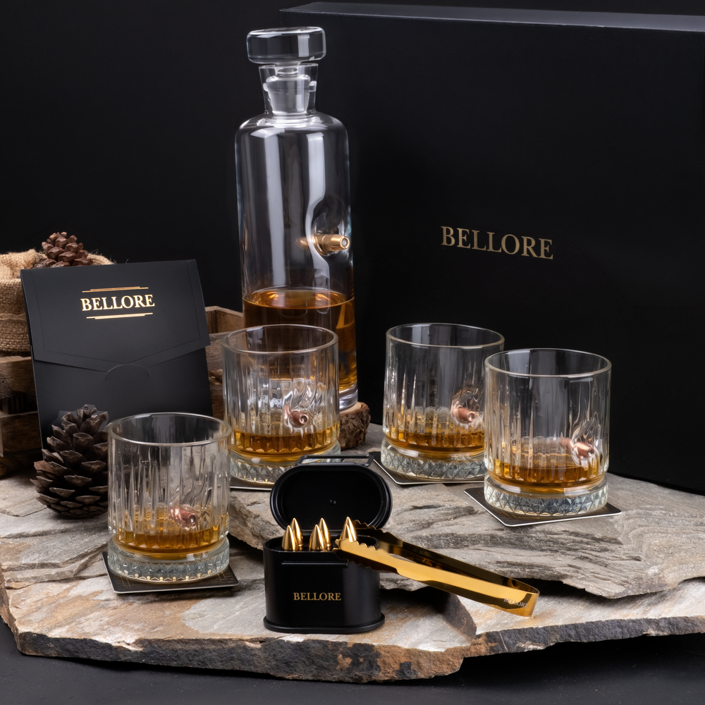 Premium Whisky-Dekanter-Set mit 12,7-mm-Patrone – Ansicht 2